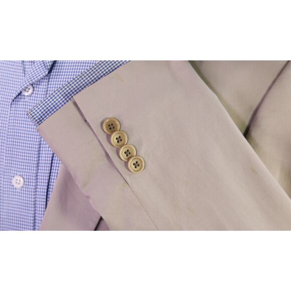 John Varvatos Men's Tan Cotton Lyocell Stretch Blazer 2-Btn 44R 44L - Picture 6 of 10